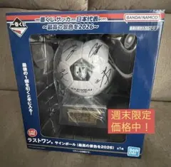 一番くじ サッカー日本代表 サムライブルー サイン入りボール - メルカリ