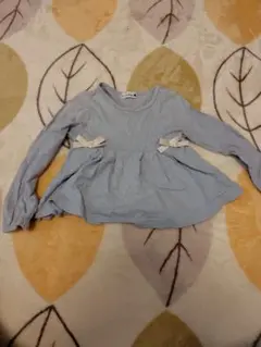 branshes リボン付き長袖カットソー 100cm