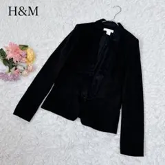 【M】H&M　テーラードジャケット　スーツ　ブラック　黒　フォーマル　ビジネス