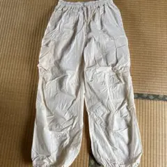 kastane裾ドロストカーゴパンツ アイボリー