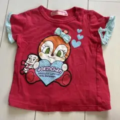 Anpanman dokinchan Tシャツ 95cm ドキンちゃん　ピンク
