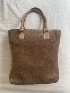 CELINE》 マカダム スエード トートバック - メルカリ