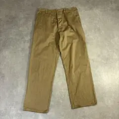 80s ギリシャ軍 チノパンツ ミリタリー ベージュ 1985