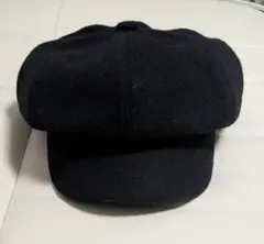 新品　黒のキャスケット
