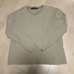メンズビギ　ベージュ長袖カットソー
