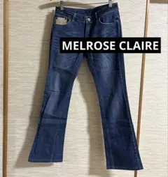 MELROSE CLAIRE ブーツカットデニム