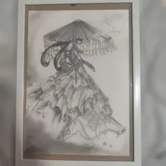 ミカオ MICAO 「やわらかな雨」版画 絵画 - メルカリ
