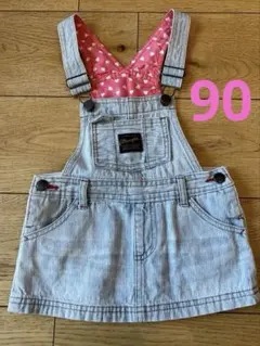 Wrangler ストライプ ジャンパースカート　ヒッコリー