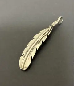 シルバー501オリジナル ホイール 2フェザー付き ペンダントトップ