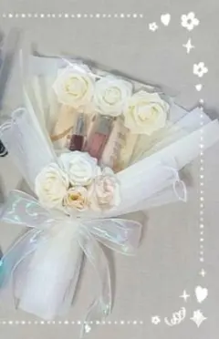 コスメブーケ　誕生日　結婚式　ブーケトス　退職　異動ギフト　DIOR