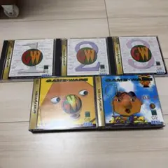 セガサターン ゲームウェア 1 2 3 4 5 セット 帯、ハガキ、説明書付き
