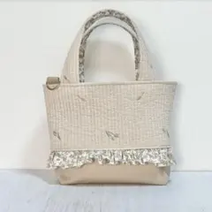 ミニトートバッグ⭐︎フリル付き⭐︎ヌビ