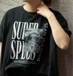 JOURNAL STANDARD 別注 LIFE ポンチョTシャツ　BLK