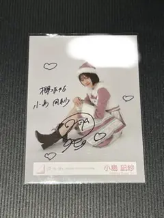 櫻坂46 生写真　小島凪紗　2024年クリスマスサンタ衣装　直筆　サイン 小島凪紗 櫻坂46 生写真 2024年 クリスマス サンタ衣装 4種