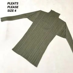極美品✨PLEATS PLEASE プリーツ カーキ XLサイズ 七部丈 - メルカリ