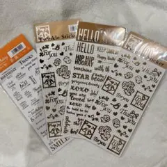 新品未使用★デコレーションシール4組セット