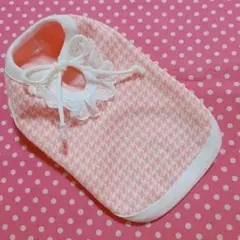 犬服♡5s～4S中間サイズ♡胴25丈16♡♡ピンク千鳥格子タンク♡♡♡
