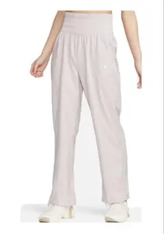 NIKEナイキ　Dri-FIT ウィメンズハイウエストパンツ　Sサイズ　薄ピンク