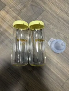 値下‼️Pigeon 哺乳瓶 100ml 2本セット　※乳首1個