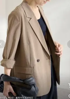crewre ショールハーフスリーブジャケット キャメル size2 - メルカリ