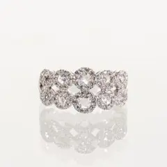 ローズカット ダイヤモンド1.00ct Pt900 ヘイローリング - メルカリ