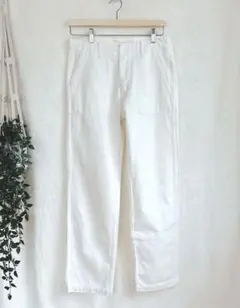 DANTON ベイカーパンツ ホワイト36ワークパンツ 白コットンのサムネイル