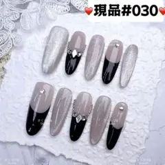 030現品推しネイルチップ付け爪量産型姫ギャルクロムハーツチークy2k痛ネイル