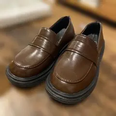 ローファー キッズフォーマルシューズ　卒園式 入学式 茶色