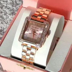 新作✨ジューシークチュール レディース腕時計 ピンクゴールド パヴェセット 高級のサムネイル