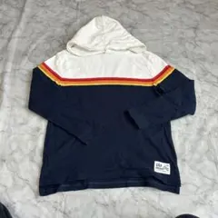 GAP フード付き長袖カットソー ネイビー