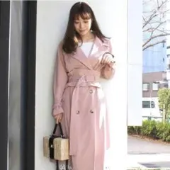 【レア】MERCURY DUO コルセットベルト付トレンチコート