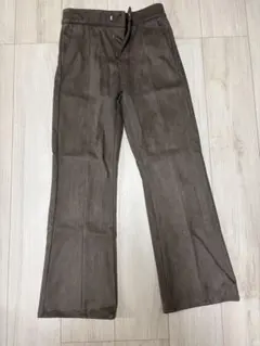 JEANASIS カーキフレアパンツ