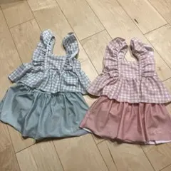 女の子向けセパレート水着2点セット