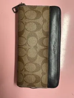 Coach 長財布 ブラウン ブラック
