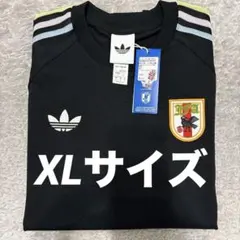 【完売品】希少 サッカー日本代表 Tシャツ ブラック アディダス XLサイズのサムネイル