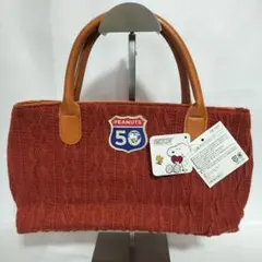 【未使用】スヌーピー PEANUTS 50周年記念 ミニトートバッグ