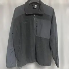 Columbia グレー フリース フルジップ アウトドア ジャケット XXL