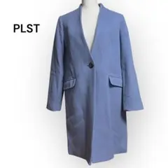 PLST プラステ ロングコート ライトブルー サイズL