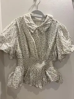 poppy似 リボンシアートップス シースルートップス あさぎーにょ