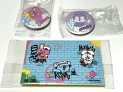 【再値下げ！】くら寿司 BT21 缶バッチ&シール