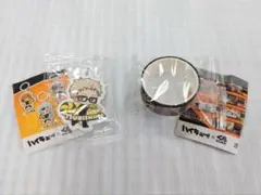 ハイキュー くら寿司 めじるしチャーム 月島蛍＆マステ 梟谷 2点セット