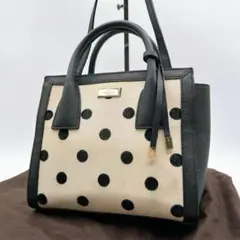 Kate Spade 2wayバッグ ドット レザー 斜め掛け e746