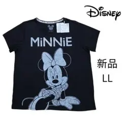 新品 ディズニー ミニー ショート丈 チビT Ｔシャツ サイズLL