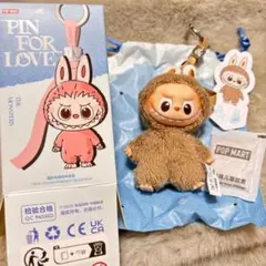【＆】ラブブ　PIN FOR LOVE アルファベット　イニシャル