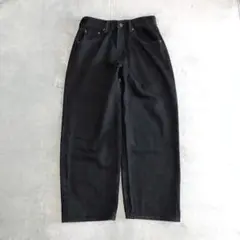 GAP SUPER BAGGY 5P black denim wide