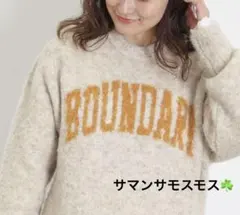 週末お値下げ❤️新品❤️サマンサモスモス♡ブークレロゴニットFREE