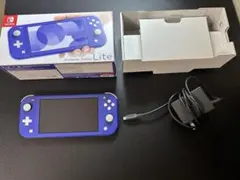 【美品】Nintendo Switch Lite ブルー 外箱・充電器付き