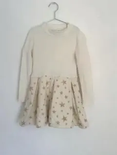 PETIT BATEAUプチバトー 星柄ワンピース5ans 110cm