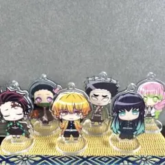 鬼滅の刃　ここみえ　アクリルキーホルダー　6点セット　まとめ売り