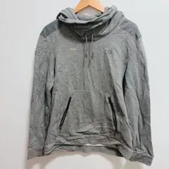 Calvin Klein グレー フード付き パーカー カルバンクライン ジップ